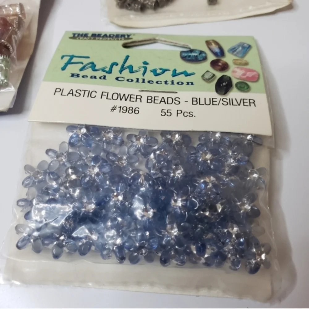 Vintage Bead Bundle: The Beadery & Create-A-Craft | Hearts, Flowers, Spacers